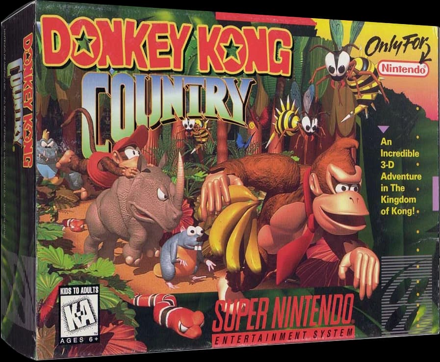 Donkey Kong Country box art