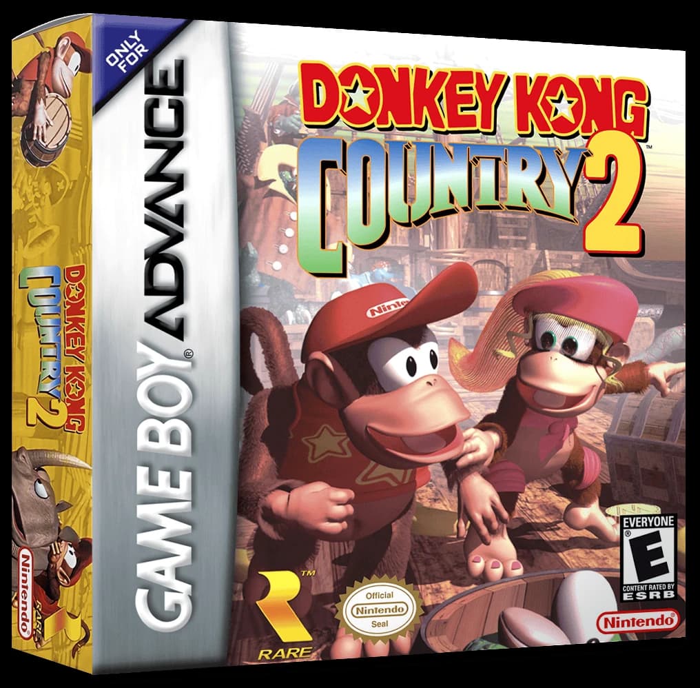 Donkey Kong Country 2 box art