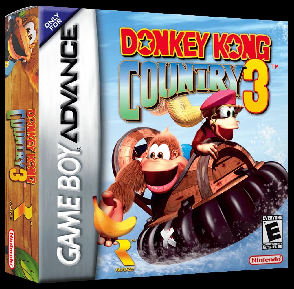 Donkey Kong Country 3 box art