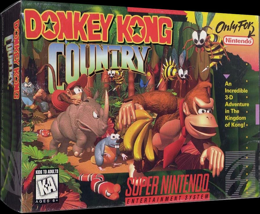 Donkey Kong Country box art