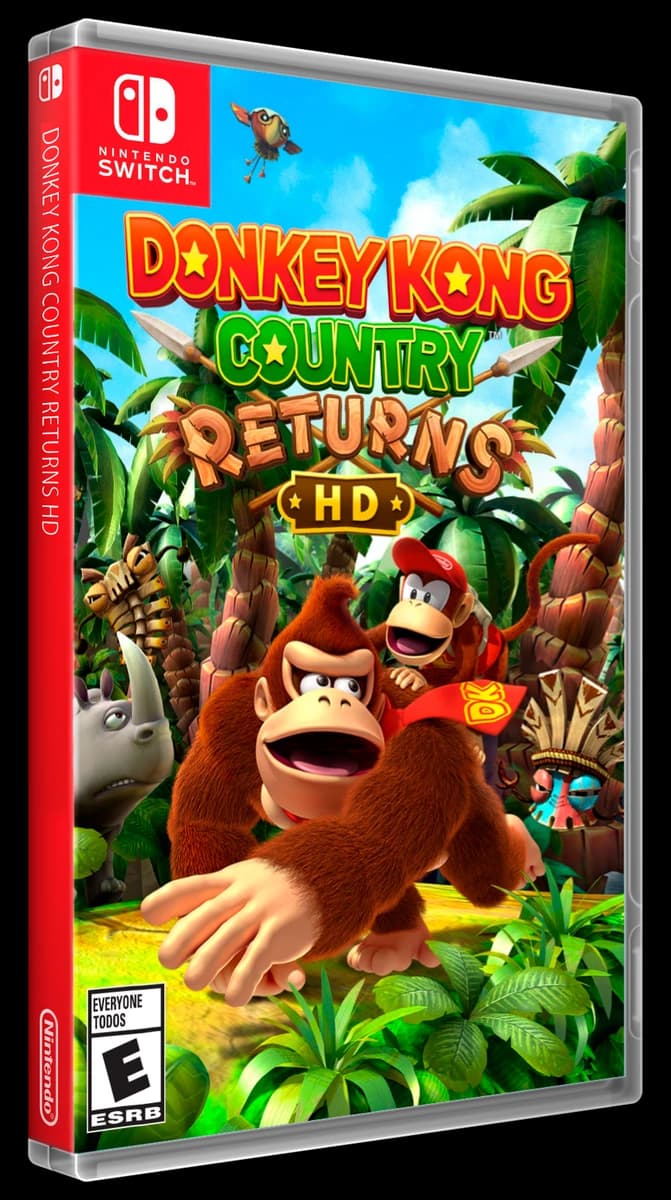 Donkey Kong Country Returns HD box art
