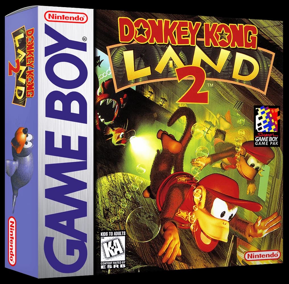 Donkey Kong Land 2 box art