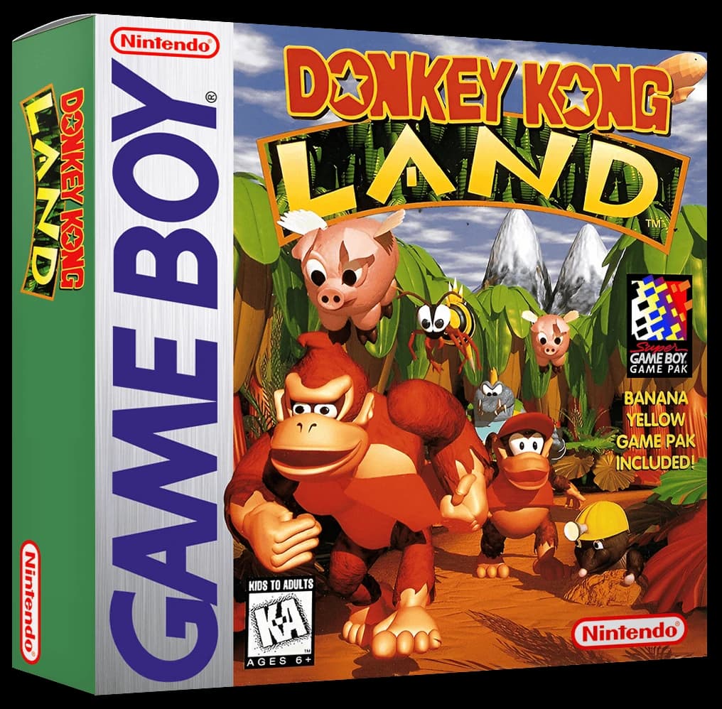 Donkey Kong Land 3D box (NA)