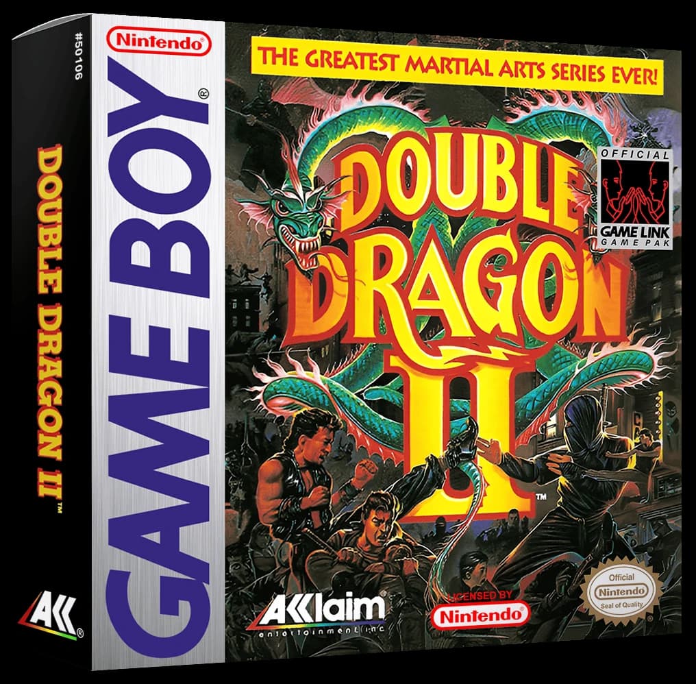 Double Dragon II 3D box (NA)