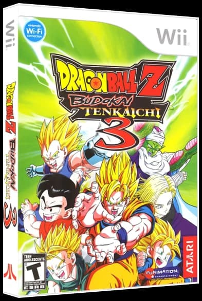 Dragon Ball Z Budokai Tenkaichi 3 box art