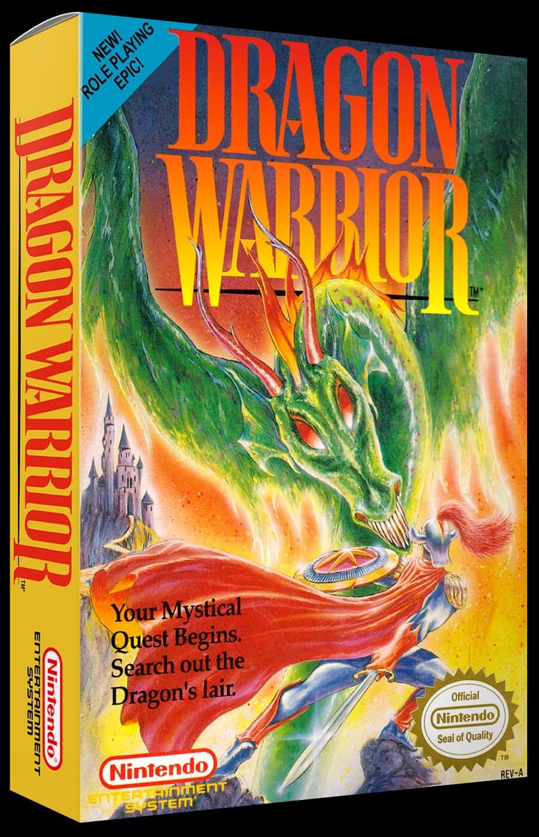 Dragon Warrior 3D box (NA)