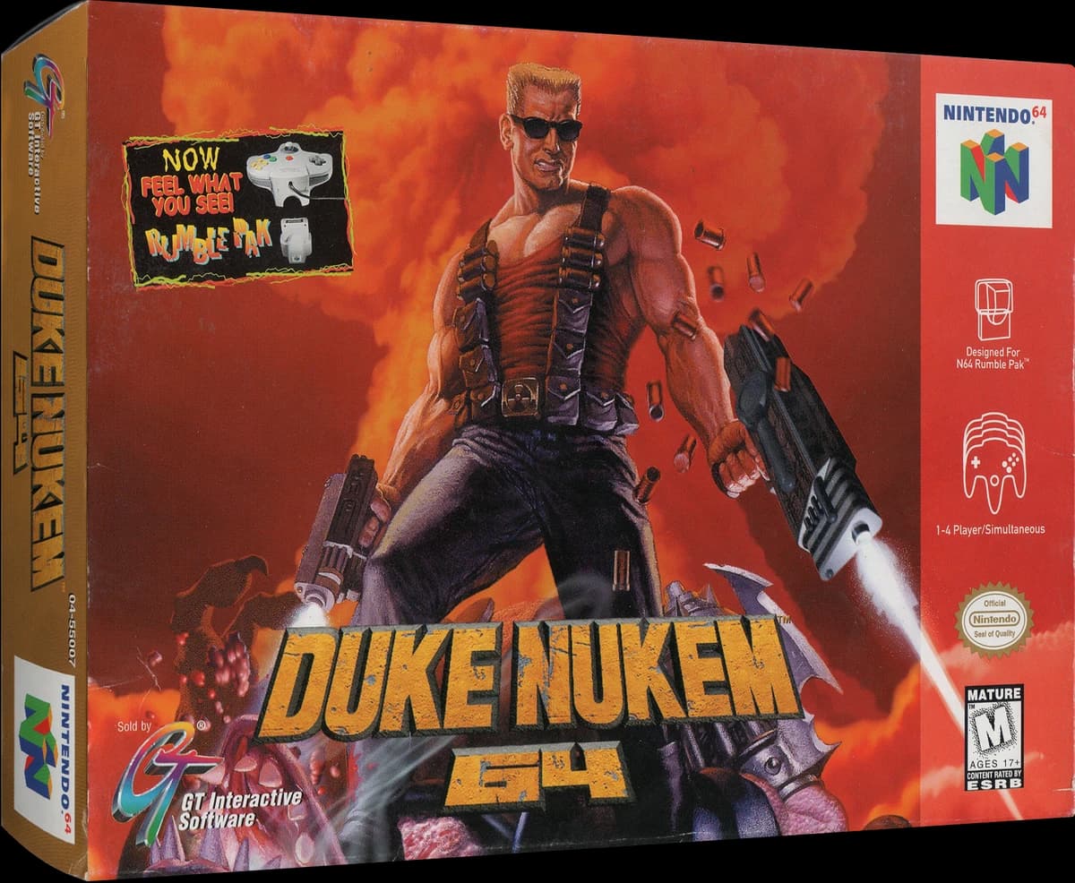 Duke Nukem 64 box art