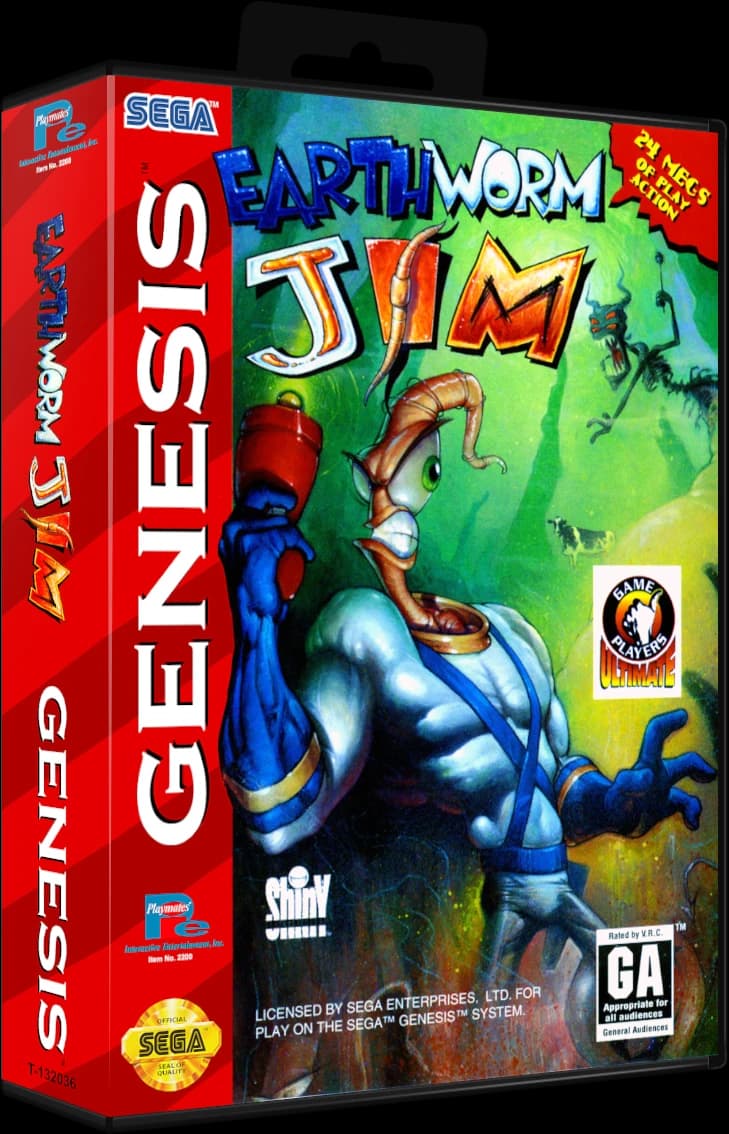 Earthworm Jim box art