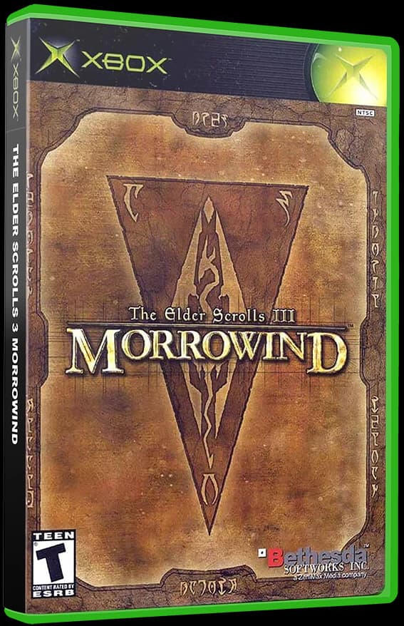 Elder Scrolls III Morrowind box art