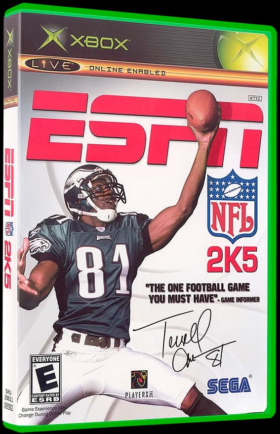 ESPN NFL 2K5 box art