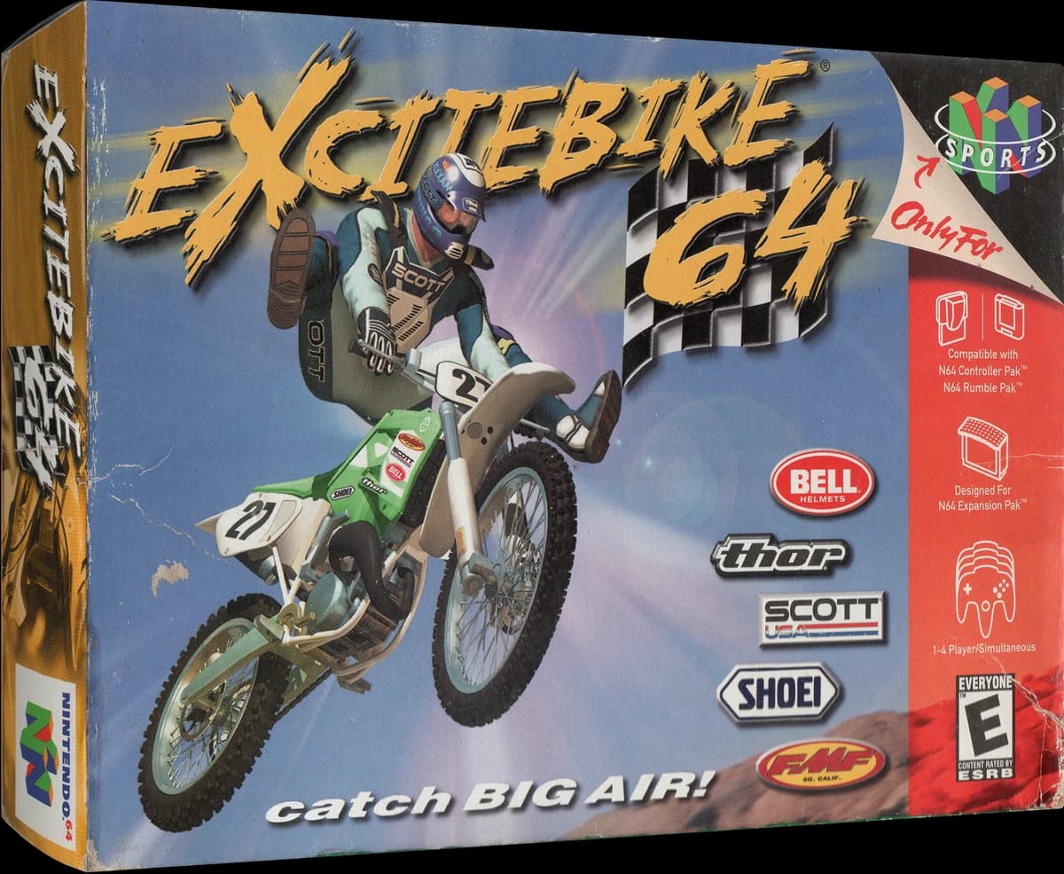 Excitebike 64 box art