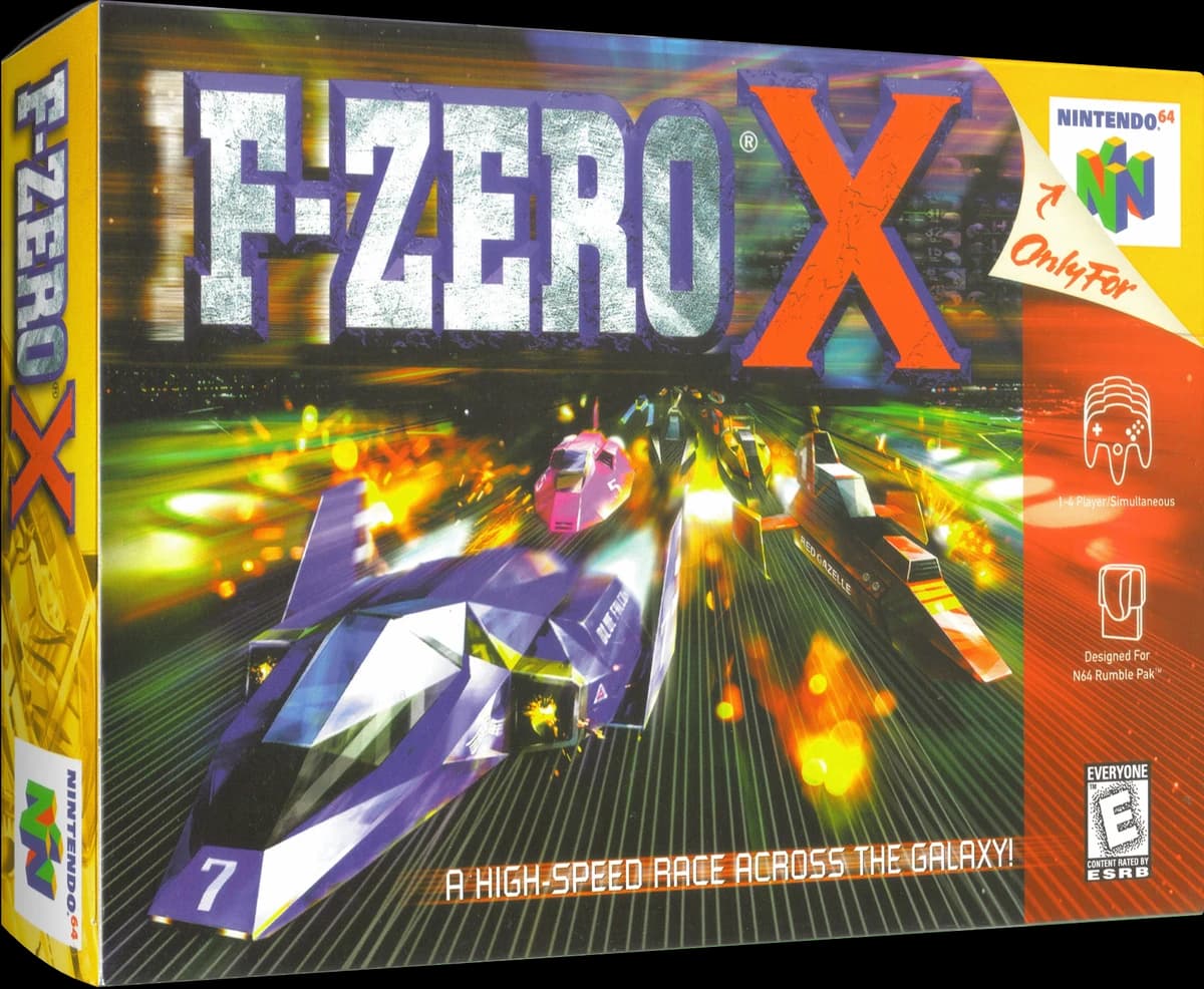 F-Zero X 3D box (NA)