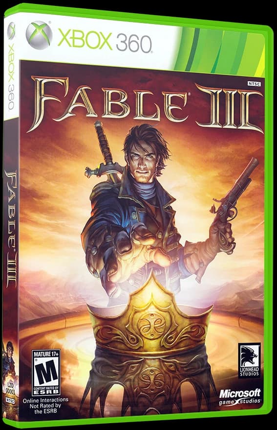 Fable III 3D box (NA)