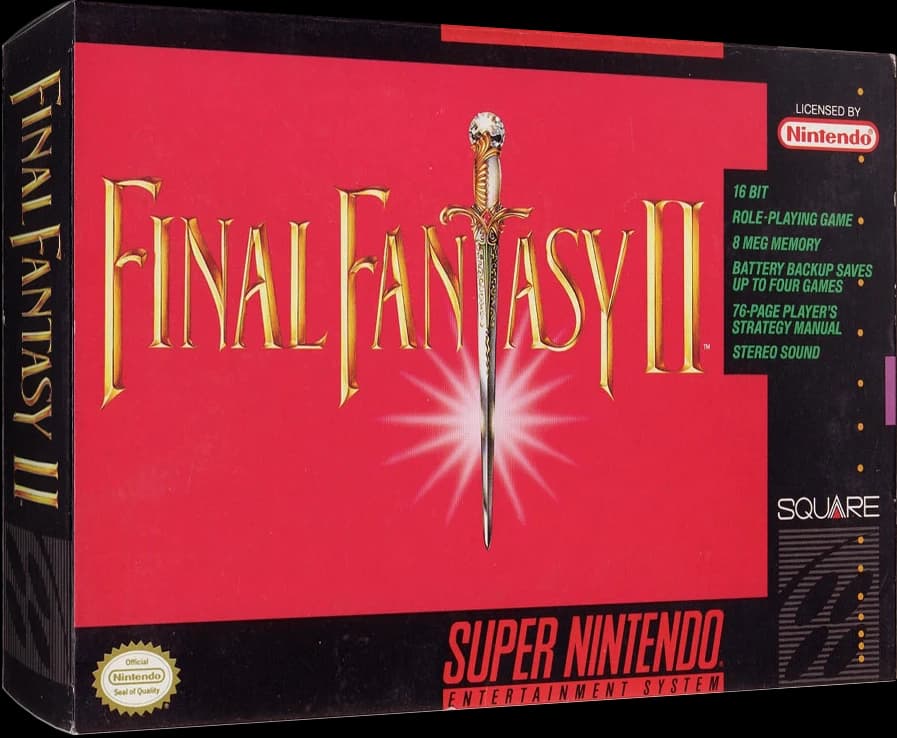 Final Fantasy II 3D box (NA)