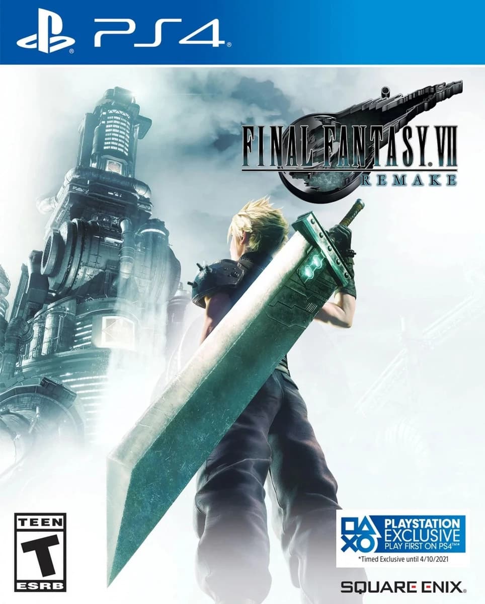 Final Fantasy VII Remake box art