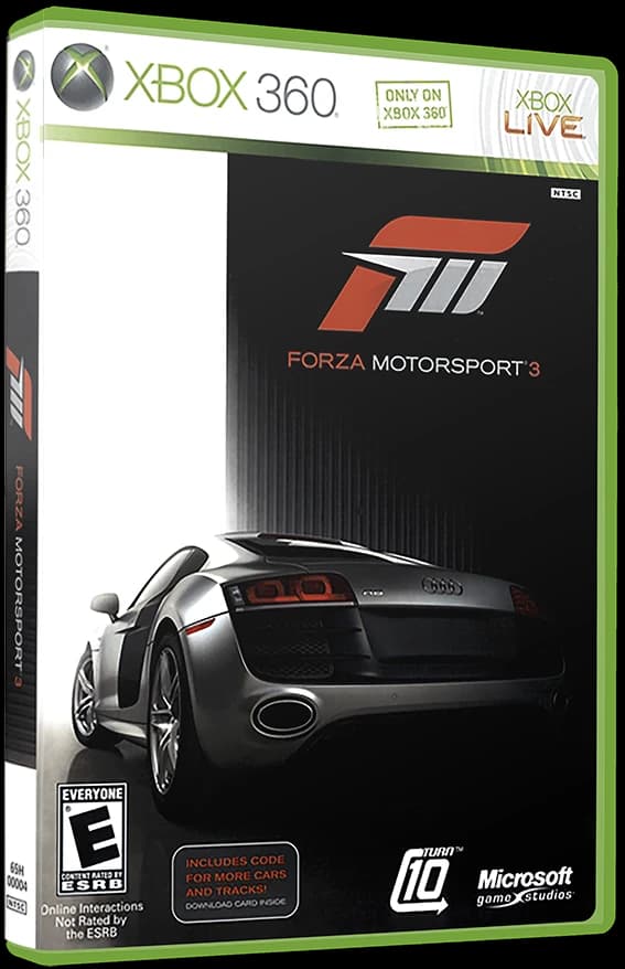 Forza Motorsport 3 box art