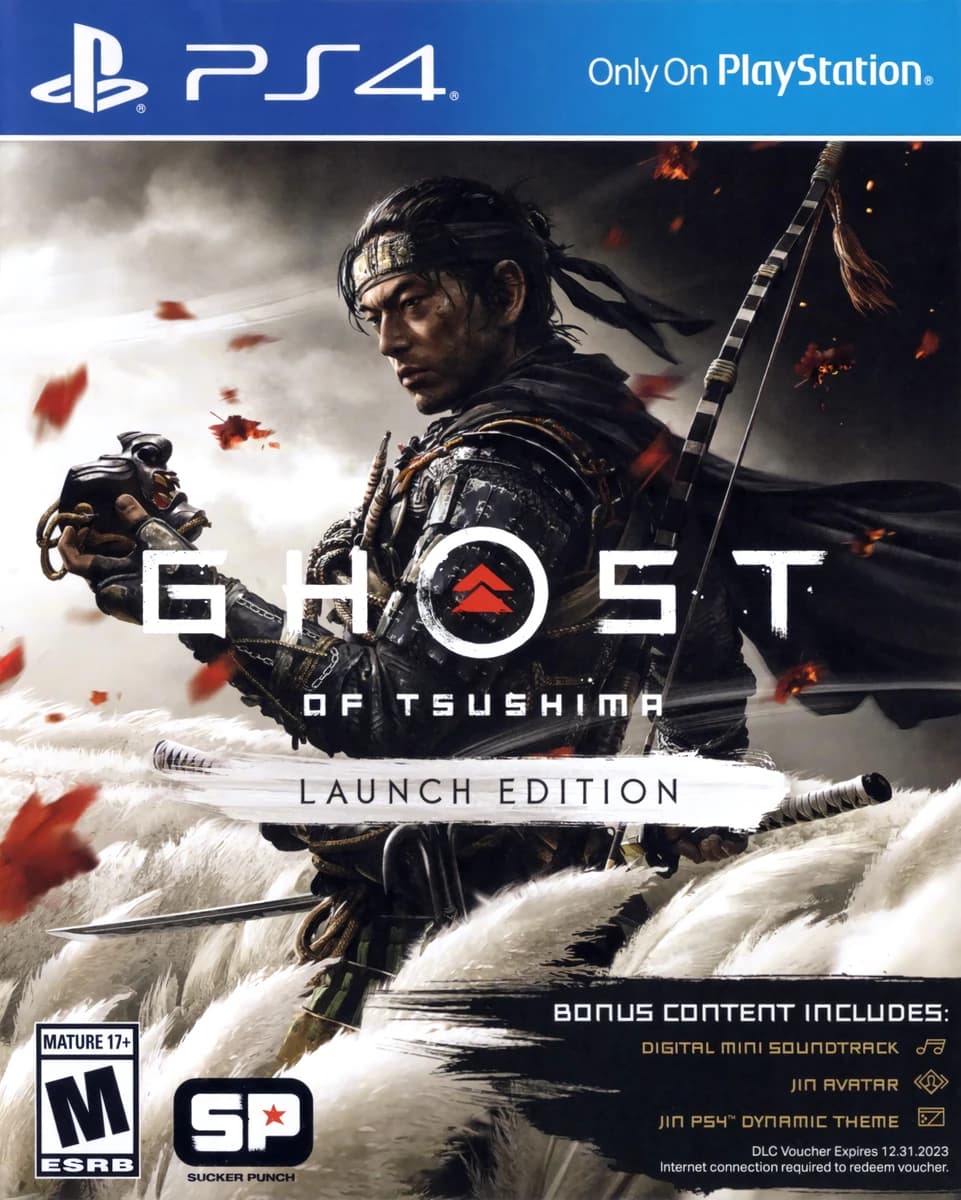 Ghost of Tsushima box art