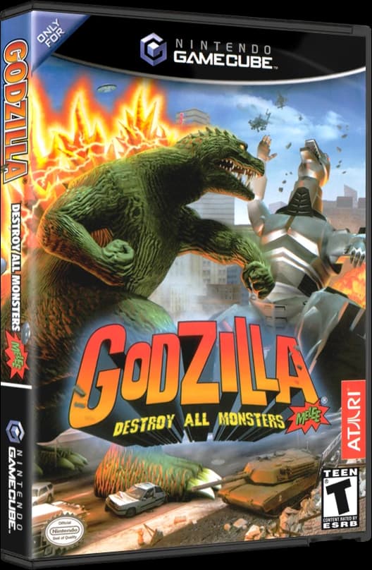 Godzilla Destroy All Monsters Melee box art