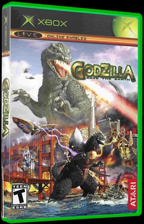 Godzilla Save the Earth box art