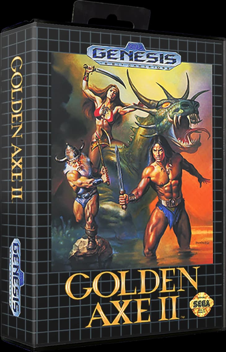 Golden Axe II box art