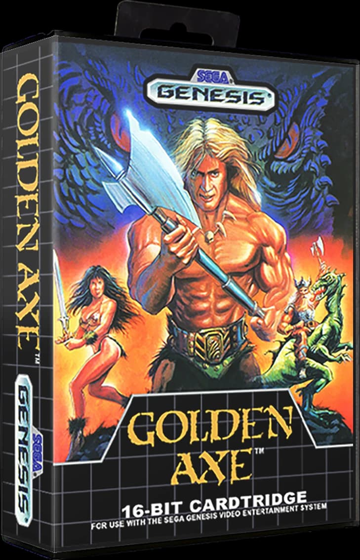 Golden Axe 3D box (NA)