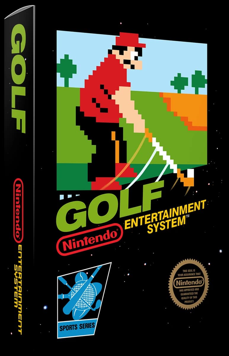 Golf box art