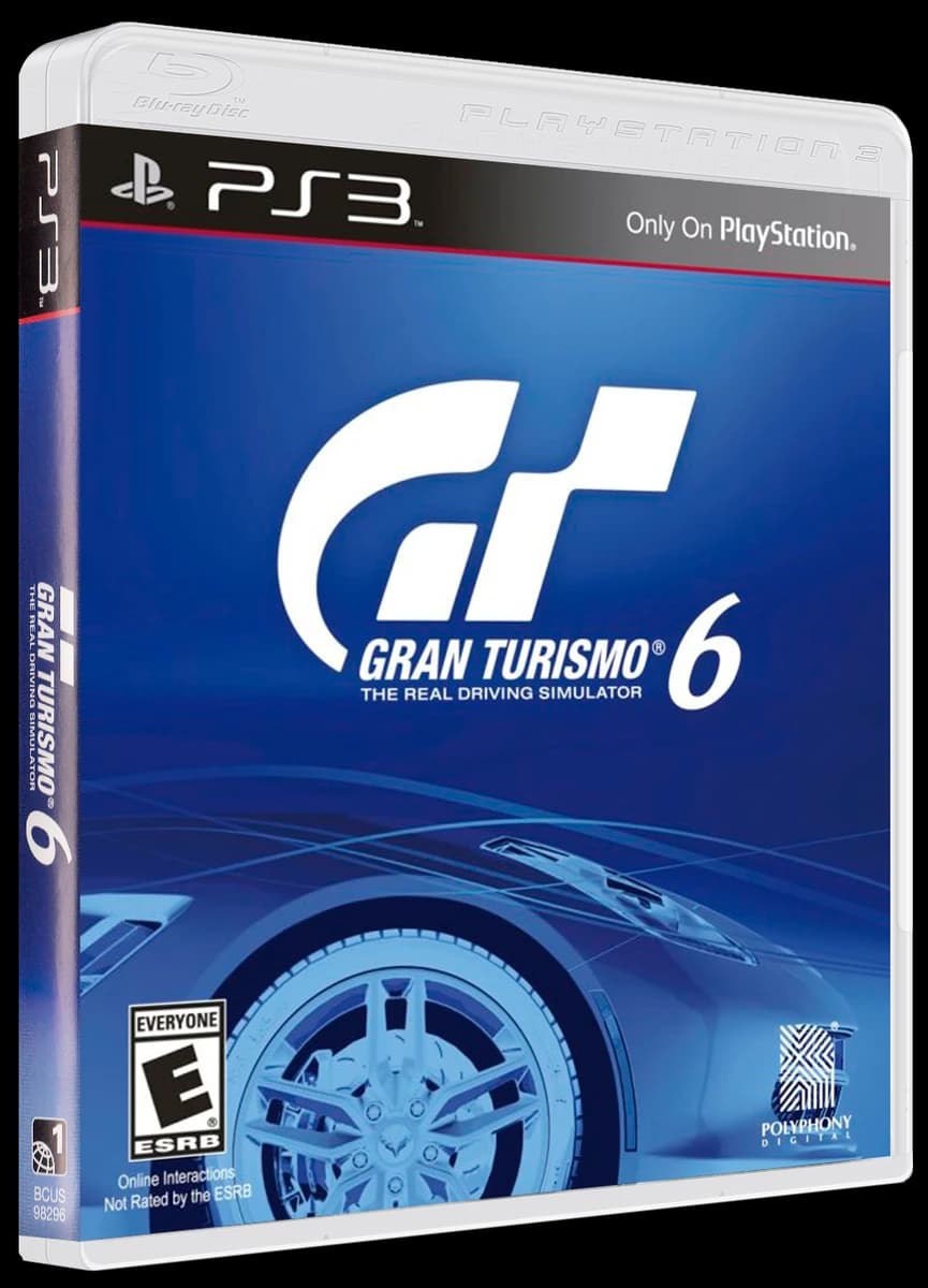 Gran Turismo 6 box art