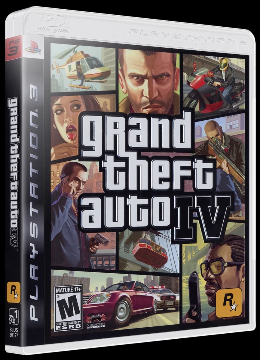 Grand Theft Auto IV box art