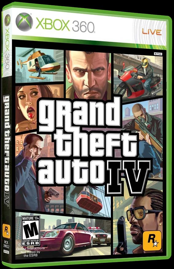 Grand Theft Auto IV box art