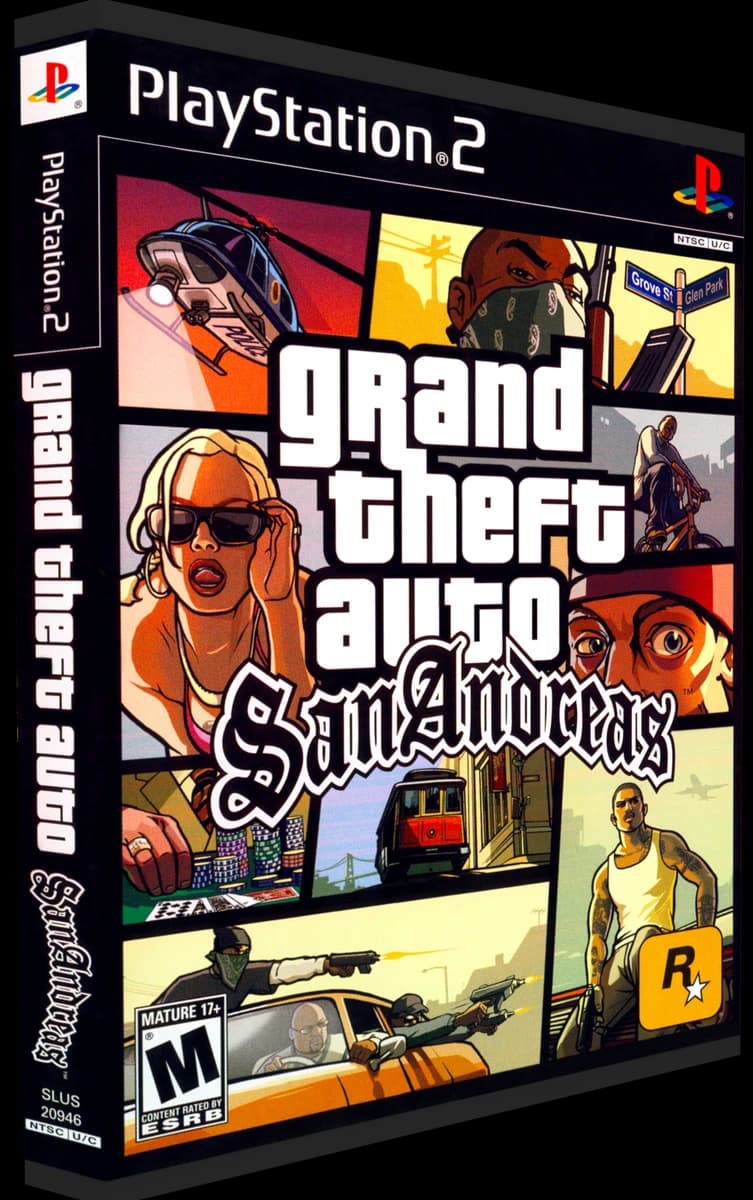 Grand Theft Auto San Andreas box art