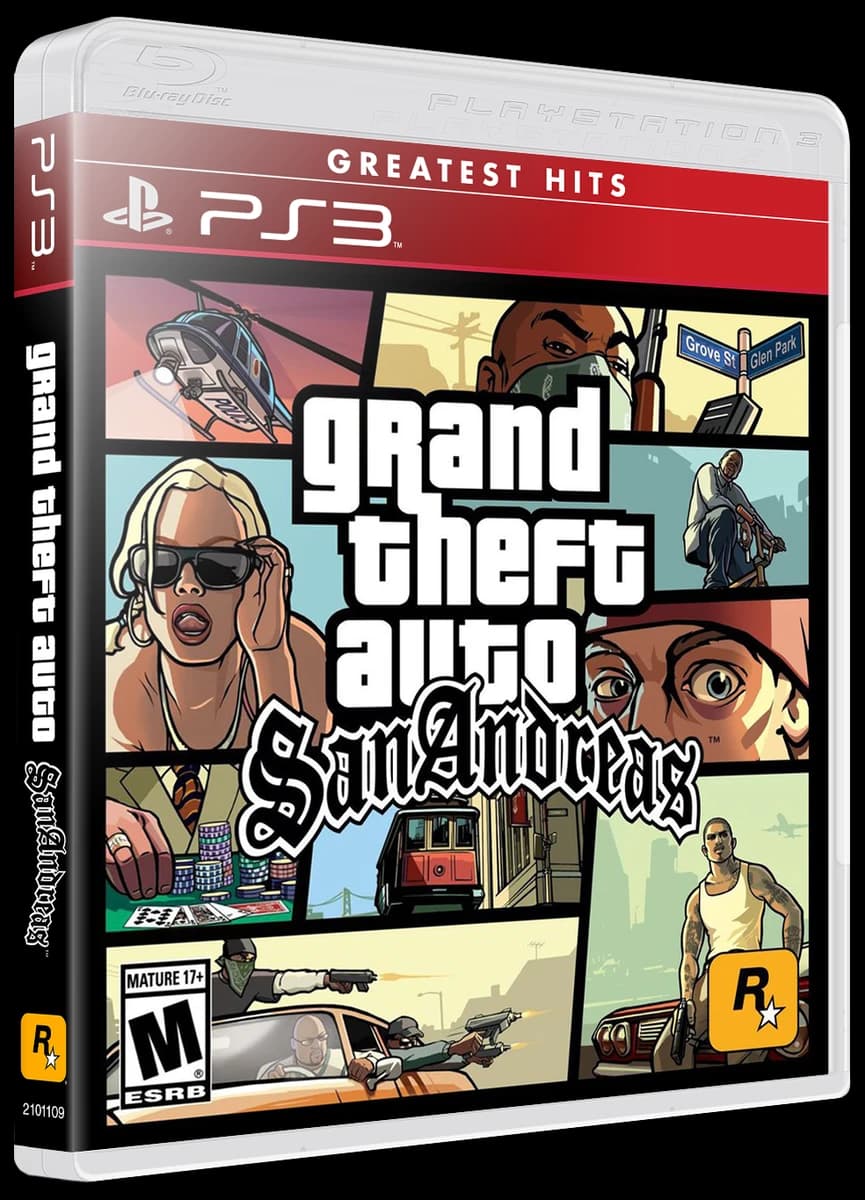 Grand Theft Auto San Andreas box art