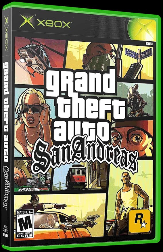 Grand Theft Auto San Andreas box art