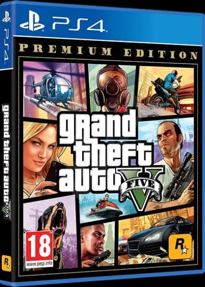 Grand Theft Auto V box art