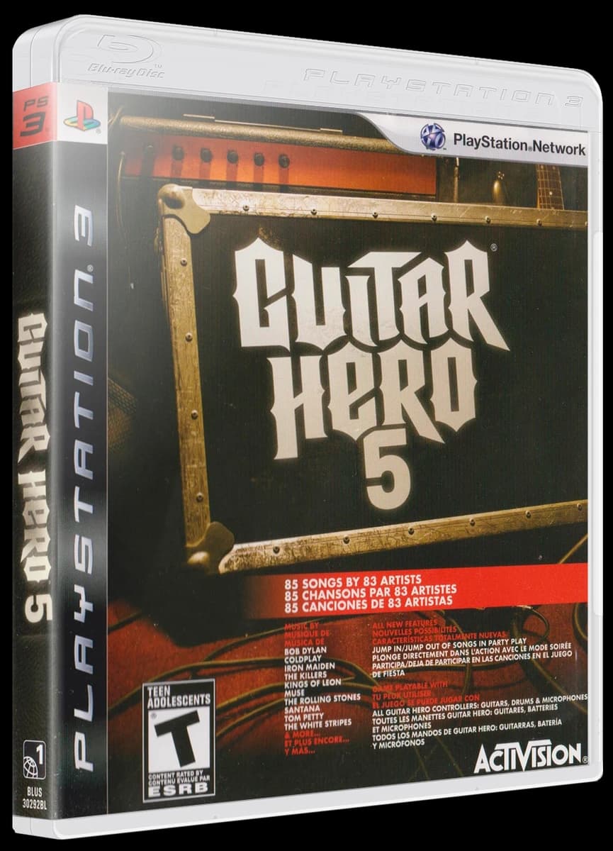 Guitar Hero 5 box art
