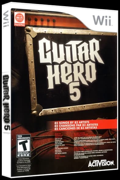 Guitar Hero 5 box art