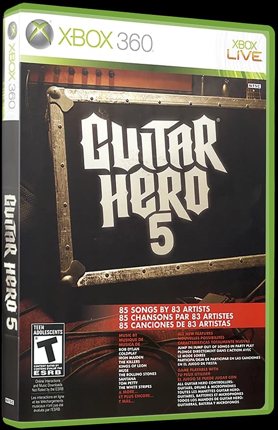Guitar Hero 5 box art