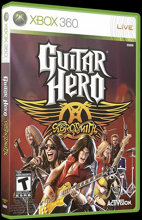 Guitar Hero Aerosmith box art