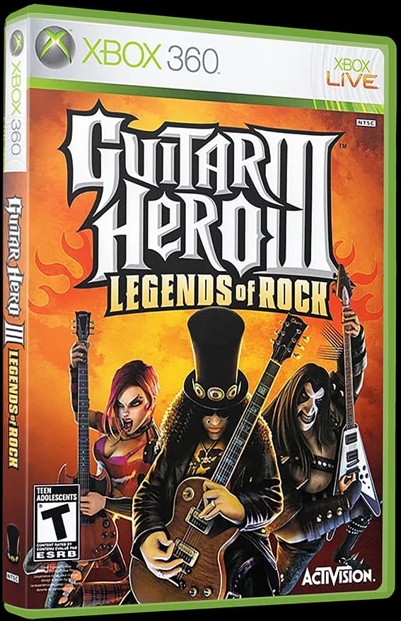Guitar Hero III Legends of Rock box art