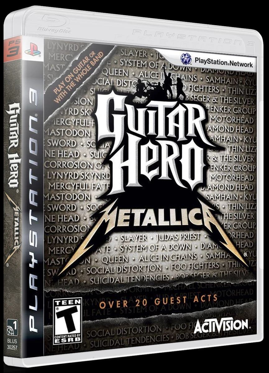 Guitar Hero: Metallica box art