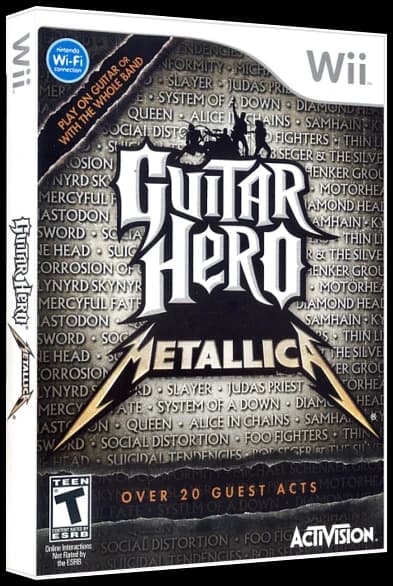 Guitar Hero: Metallica box art