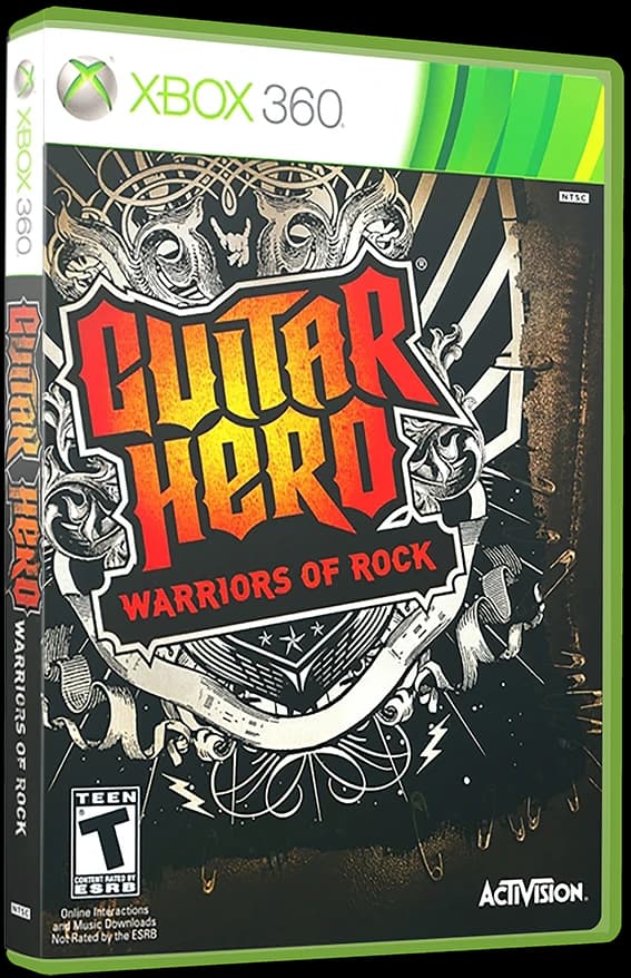 Guitar Hero: Warriors of Rock box art