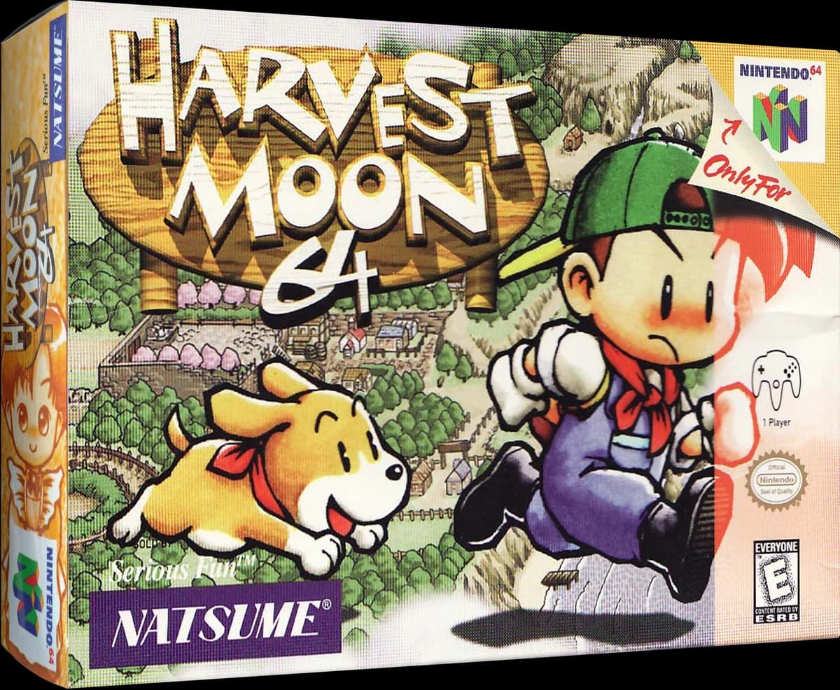 Harvest Moon 64 box art