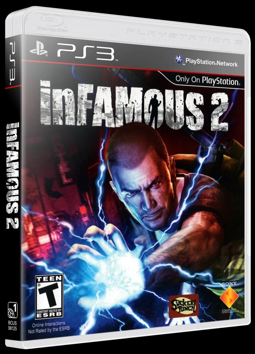 Infamous 2 box art