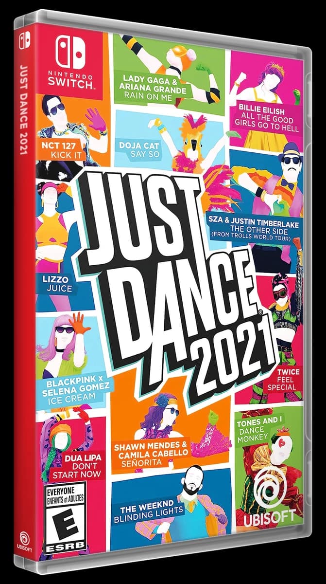 Just Dance 2021 3D box (NA)