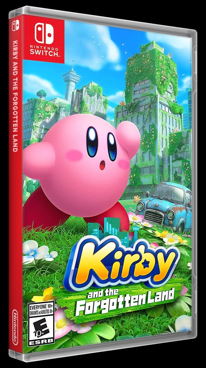 Kirby and the Forgotten Land box art