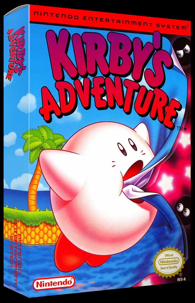 Kirby's Adventure 3D box (NA)
