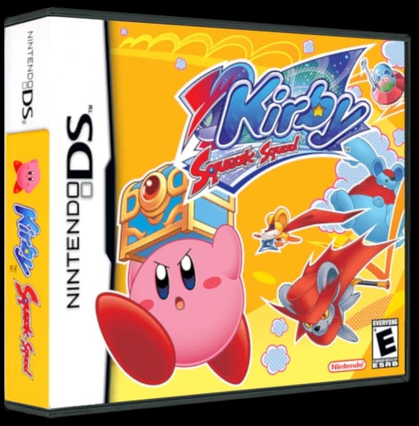 Kirby Squeak Squad 3D box (NA)