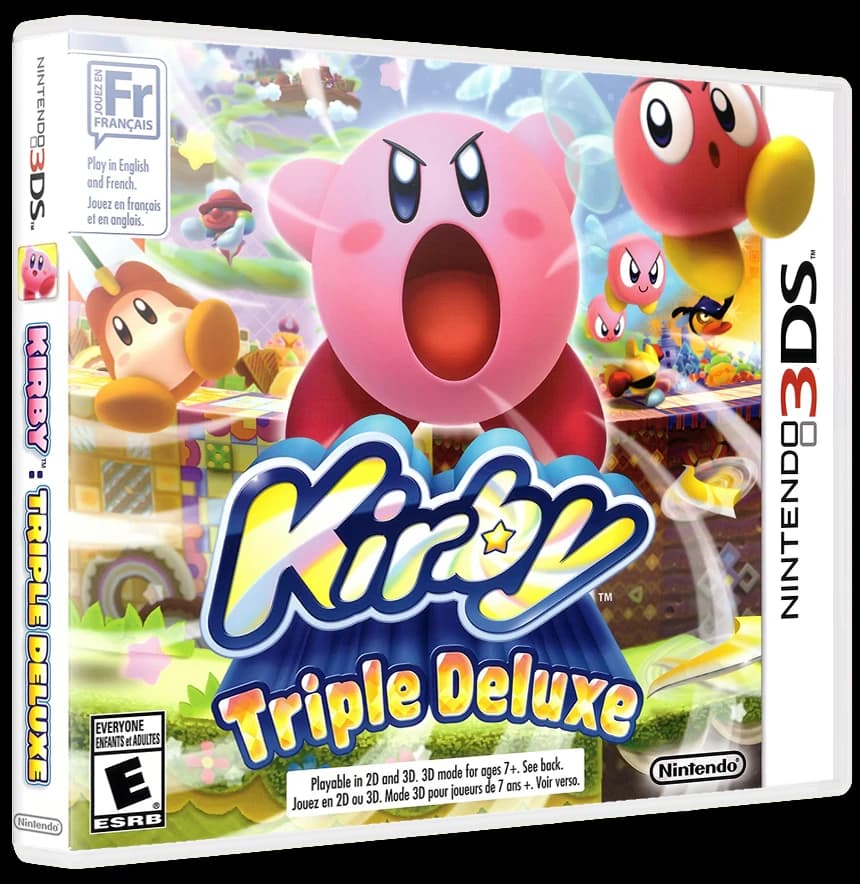 Kirby Triple Deluxe box art