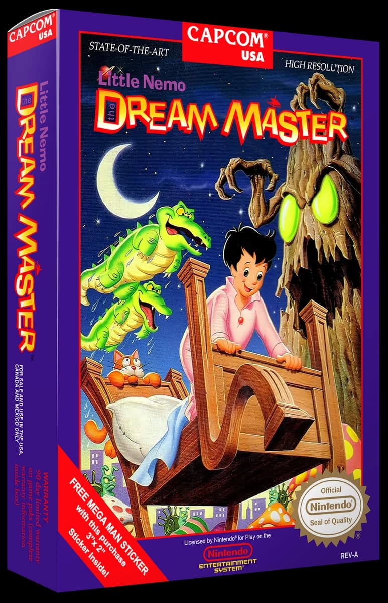 Little Nemo The Dream Master box art
