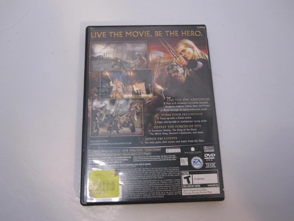 Lord of the Rings Return of the King box art